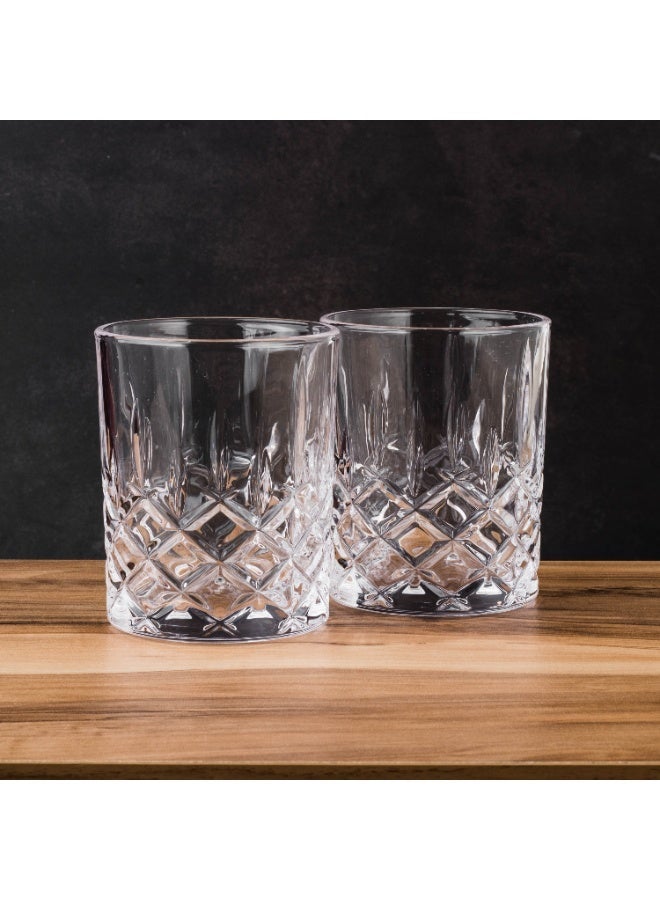 بلينك ماكس طقم كاسات BLINKMAX الفاخرة – 6 قطع من الكريستال المزخرف بسعة مثالية وارتفاع 10 سم - Image 2