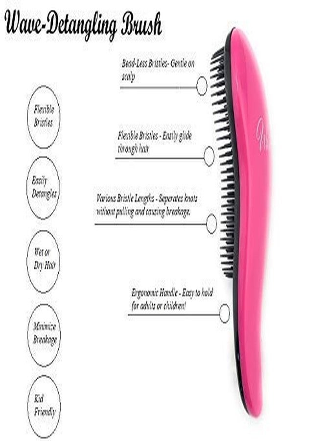 G.B.S Wave Detangling Hair Brush, Detangling Hair Brush for Natural, Curly, Straight, Wet and Dry Hair - Image 5