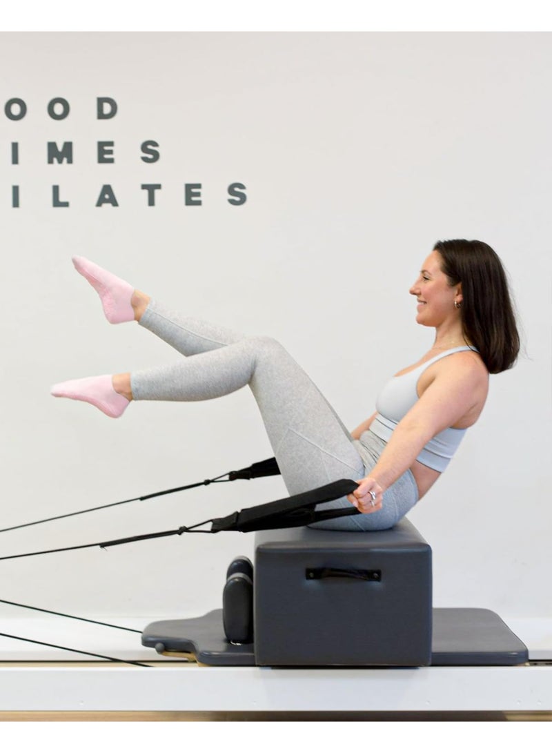 4 أزواج شراب بيلاتس للنساء - جوارب يوغا مضادة للانزلاق لليوجا، الباريه، المستشفى، والأنشطة الحافية - Image 3