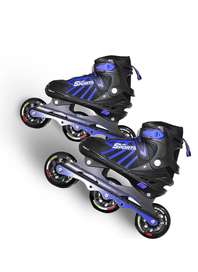 ENDLESS  EL1031 Inline Adjustable Skates Medium Size 34 EUR (UK 1.5) - 38 EUR (UK 5) for 6 to 12 Years | Aluminium Chassis and 100 mm PU Three Wheels | With ABEC 9 Bearings | Indoor and Outdoor  - Image 2