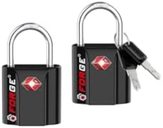 Middle East hit product Luggage Locks, Ultra-Secure Dimple Key Travel Locks with Zinc Alloy Body, Black 4 Pack - Image 3