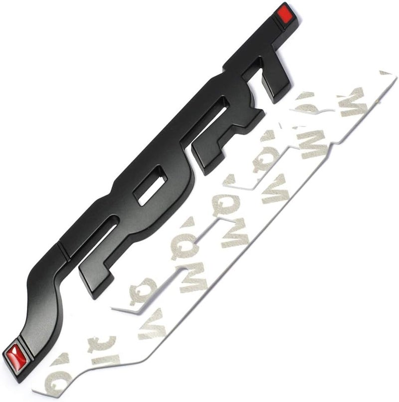 AutoBizarre 3D Raised Black Metal Sport Monogram Emblem Badge Sticker for All Cars & Bikes (Black) - Image 5