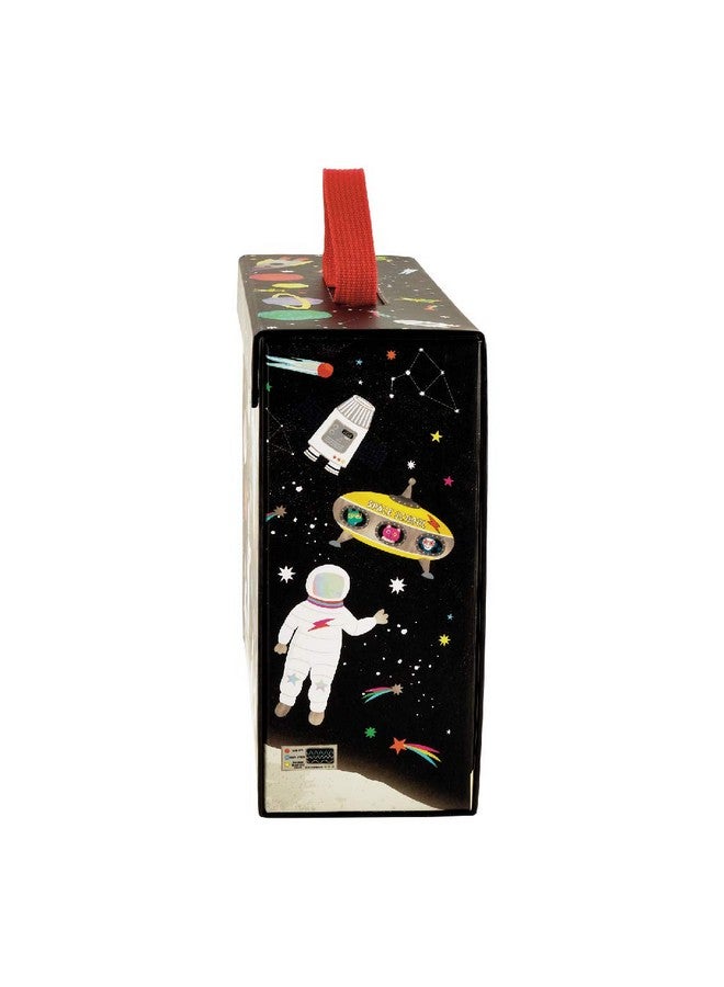 Floss & Rock Space Playbox - 15 Wooden Pieces - Astronauts, Rockets, Aliens & More - Age 3+ - Image 5