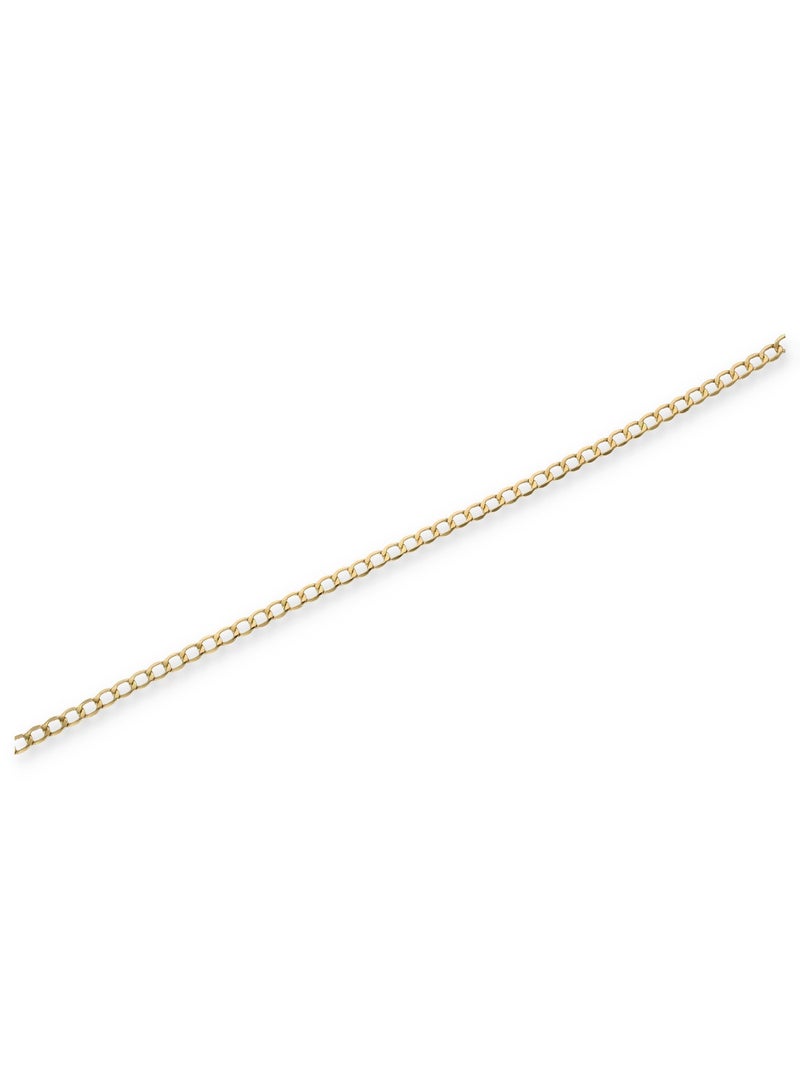 FK Jewellers Gold Curb Bracelet 18KT  - Image 2