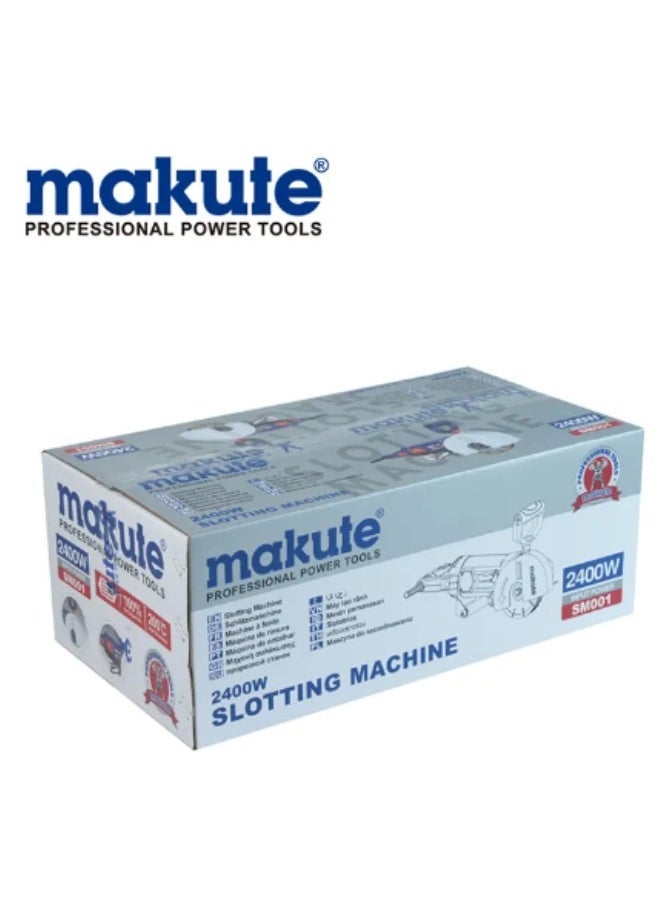 makute 3000W Electric Wall Chaser with 7500rpm Suitable for grooving, chamfering, and decorative trim work in drywall applications (SM001)  - Image 4
