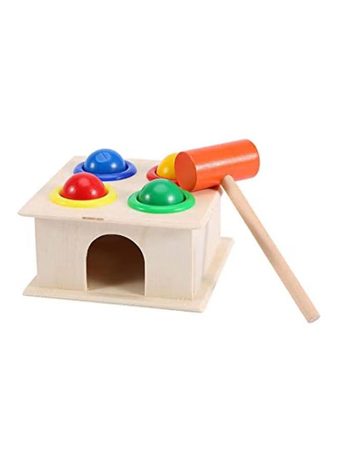 Wooden Pounding Toy for Children, Early Learning Educational Game