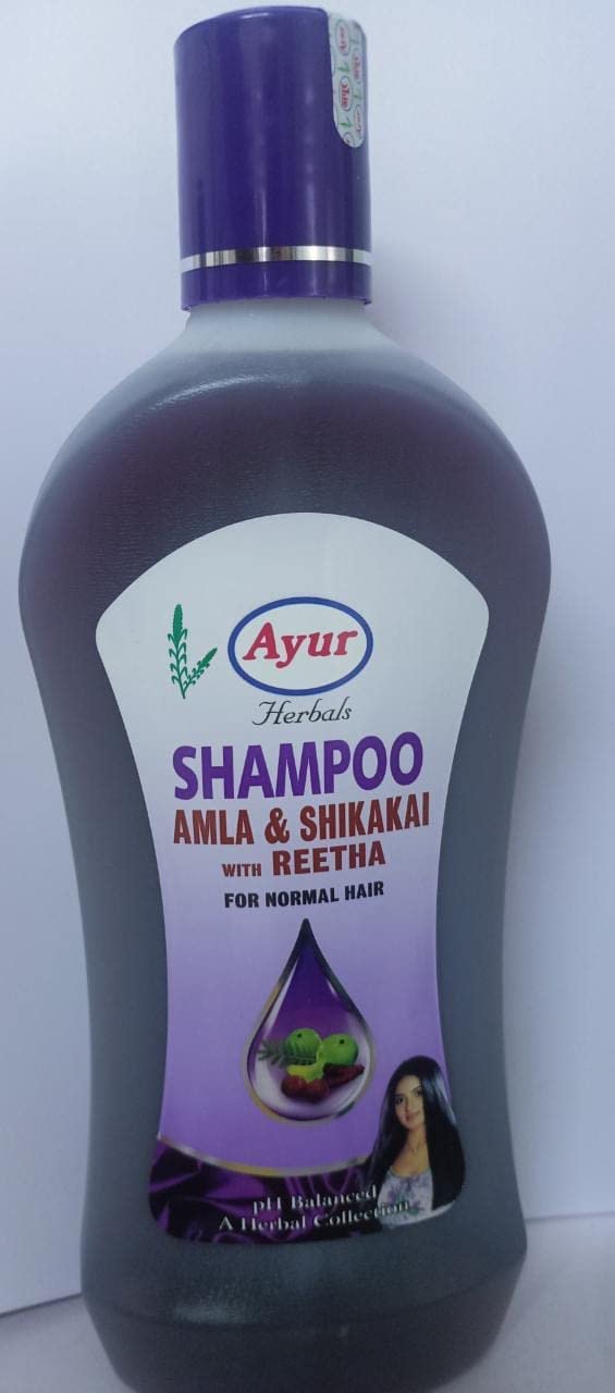 Ayur Herbals Shampoo Amla Shikakai with Reetha for Normal Hair 500ml - Image 3