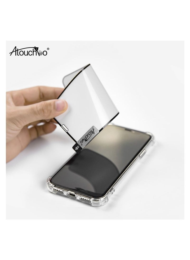 Atouchbo 4-In-1 Shockproof Set For iPhone Clear/Black - Image 2