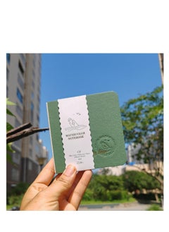 Generic Portable Watercolor Sketchbook, Fine-Grained Watercolor Paper, Travel Drawing Notebook, Light Color Sketchbook, Journal Watercolor Sketching, Mini Portable for Travel (52 Pages of 26 Sheets)  - Image 3