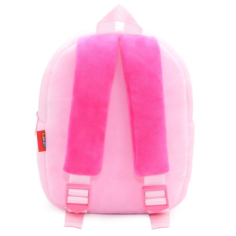 Plush Kids Backpack, Strawberry Fruit Design, Soft Lightweight School Bag for Toddlers and Preschool Kids - Image 1