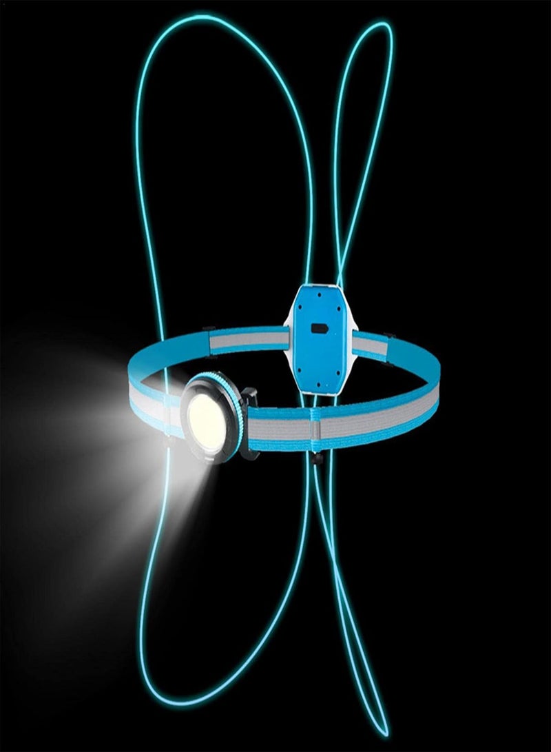 GGOOT Light Up Led Reflecterende Vest - High 360 Degree Visibility Warning LED Lights with Adjustable Elastic Belt,Waterproof USB Charging Night Outdoor Supplies for Women, Men, Boys, Girls - Image 5
