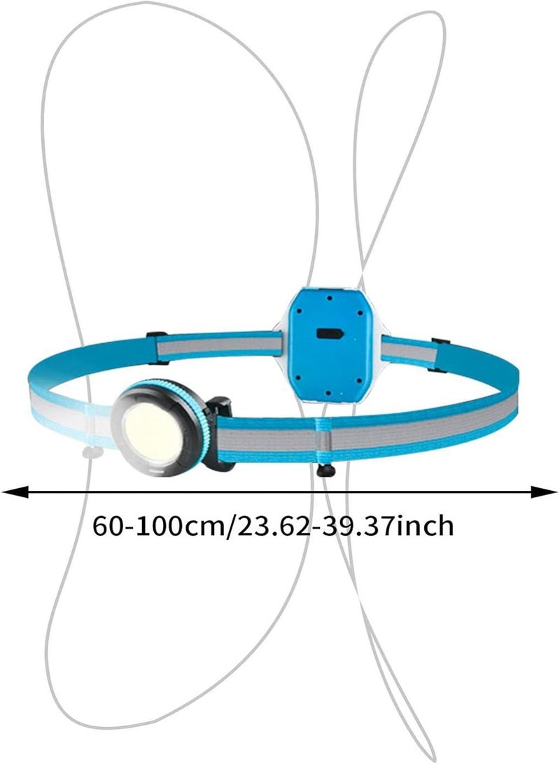 GGOOT Light Up Led Reflecterende Vest - High 360 Degree Visibility Warning LED Lights with Adjustable Elastic Belt,Waterproof USB Charging Night Outdoor Supplies for Women, Men, Boys, Girls - Image 4
