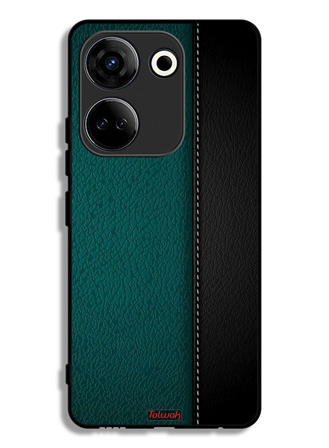 Tolwak Tecno Camon 20 Protective Case Cover Leather Pattern - Image 1