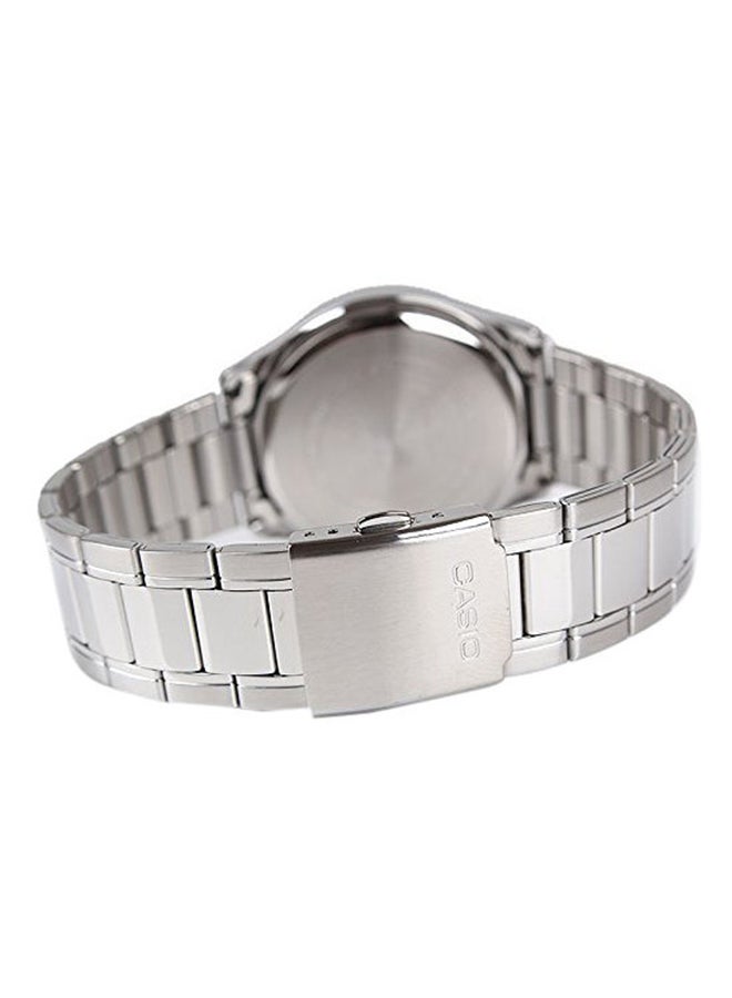 CASIO Men Enticer Water Resistant Stainless Steel Analog Watch MTP1374D - 44 mm - Silver - Image 2