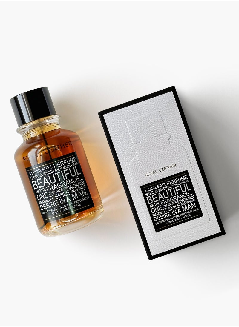 Linea De Bella Royal Leather EDP 200ML  - Image 1