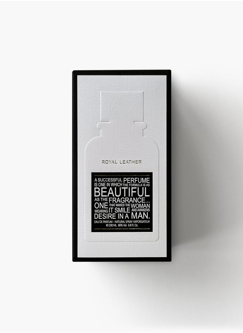 Linea De Bella Royal Leather EDP 200ML  - Image 4