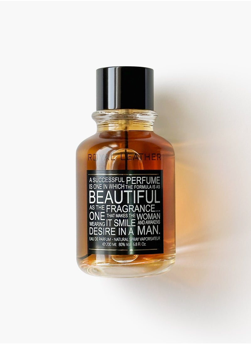 Linea De Bella Royal Leather EDP 200ML  - Image 2