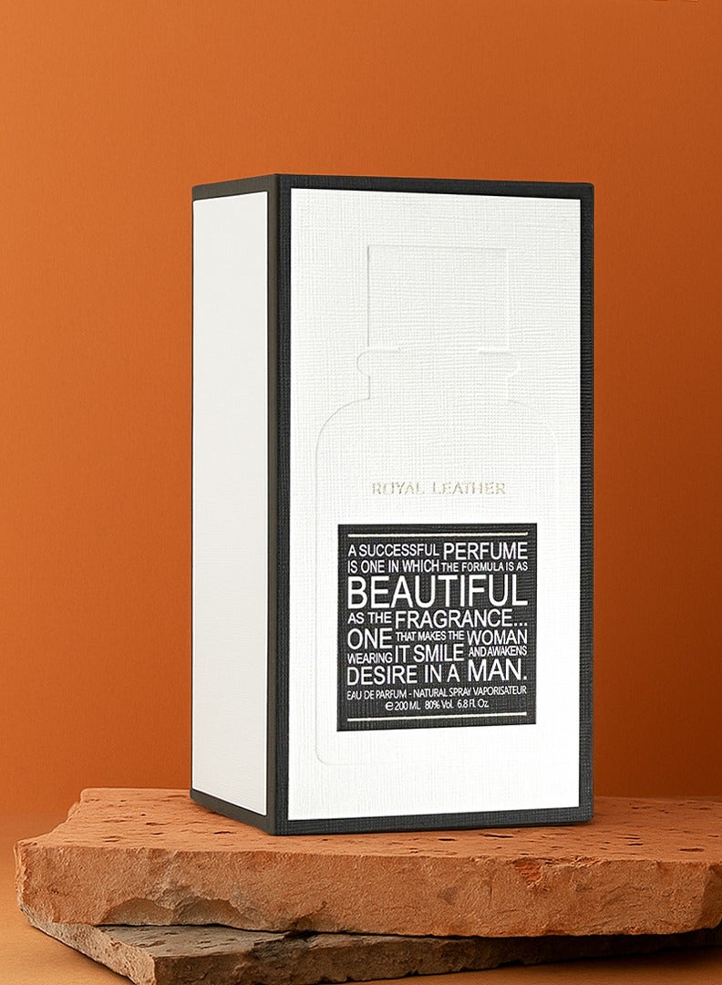 Linea De Bella Beautiful Royal Leather 200ml - Luxury Oud Perfume for Men with Woody & Leather Notes | Amber & Leather Perfume for Men – Long Lasting - Image 3