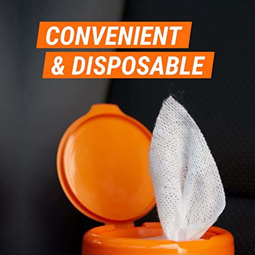 Armor All Car Interior Cleaner Leather Wipes - Cleaning for Cars & Truck & Motorcycle, 20 Count (Pack of 6), 10881 - Image 4