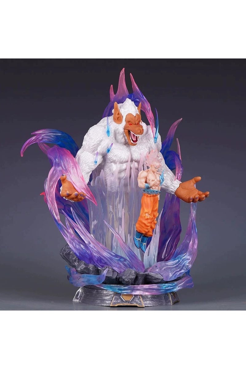 general Dragon Ball Great Ape Goku Battle Pose Light-Up Figure, Desk Centerpiece and Birthday Gift 31cm - Image 2