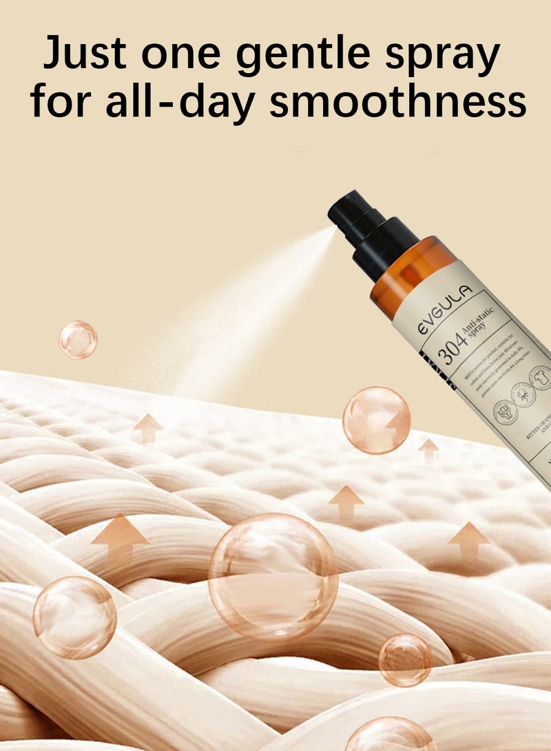 EVGULA Anti-Static Spray, Wrinkle Releaser Spray, Instantly Eliminates Odor, No Stains, Prevent Clinging for Clothes, 200ml - Image 4