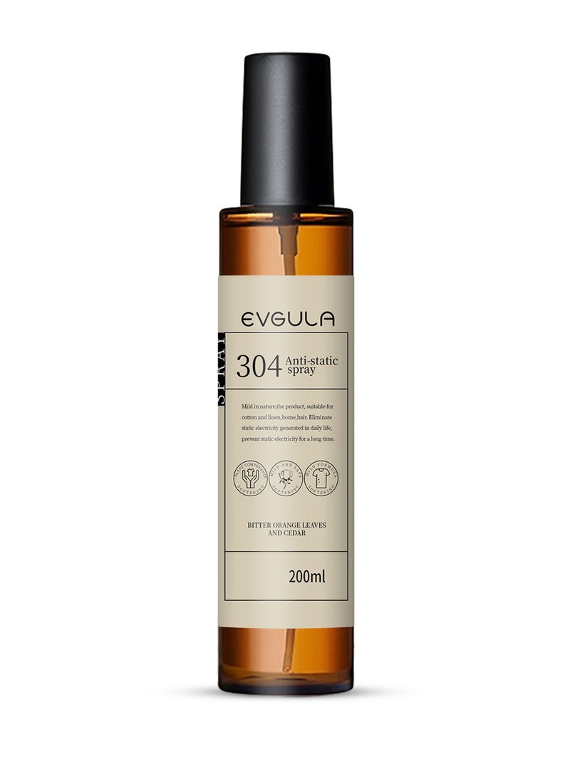 EVGULA Anti-Static Spray, Wrinkle Releaser Spray, Instantly Eliminates Odor, No Stains, Prevent Clinging for Clothes, 200ml - Image 1