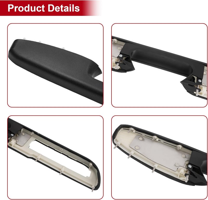 Jetuplusllc Front Driver Side Armrest Repair Kit for Chevrolet/GMC Models, Black - Image 2