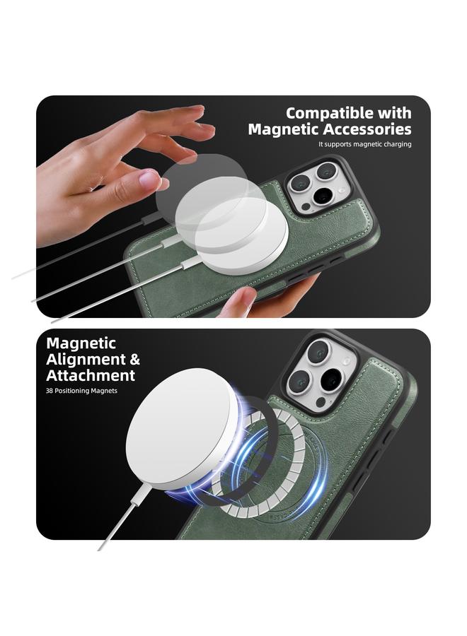 Zaboon Case For iPhone 12 Pro Max Shield Multi-functional MagSafe Card Bag Phone Case - Image 3