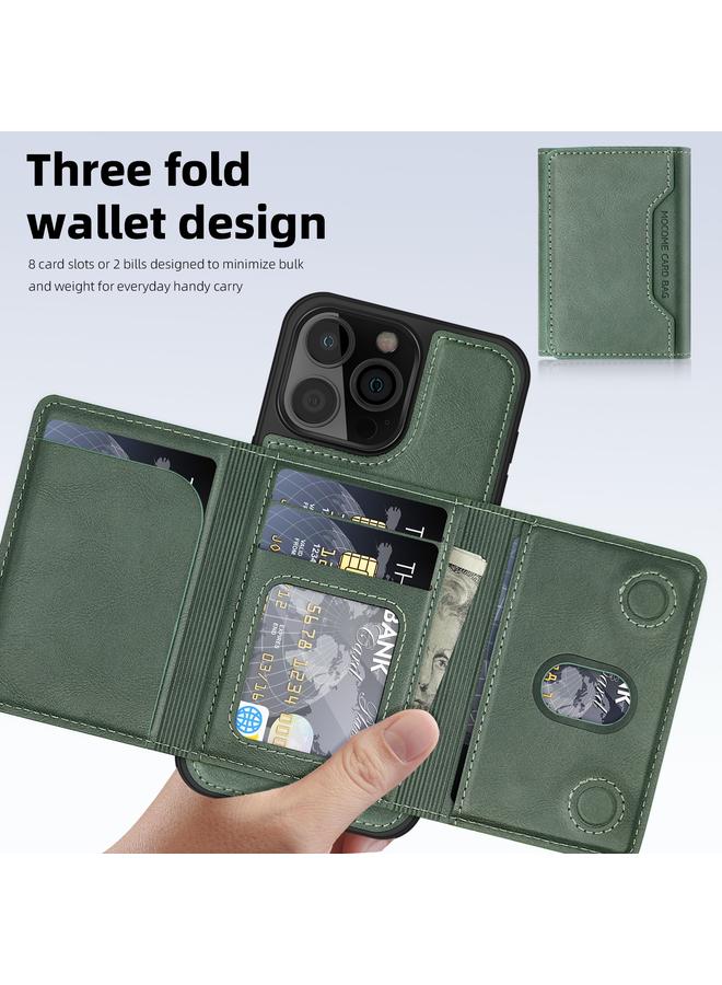 Zaboon Case For iPhone 12 Pro Max Shield Multi-functional MagSafe Card Bag Phone Case - Image 4