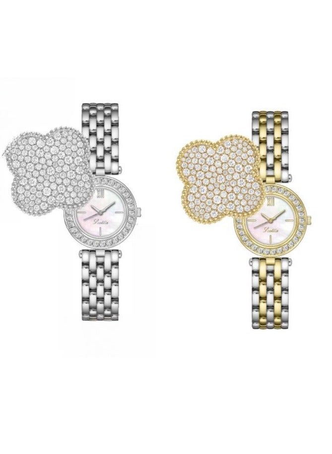 Scotties Women's Watch With Rotatable Steel Strap And Full Diamond Cover, Featuring High Looks For Women - Image 5