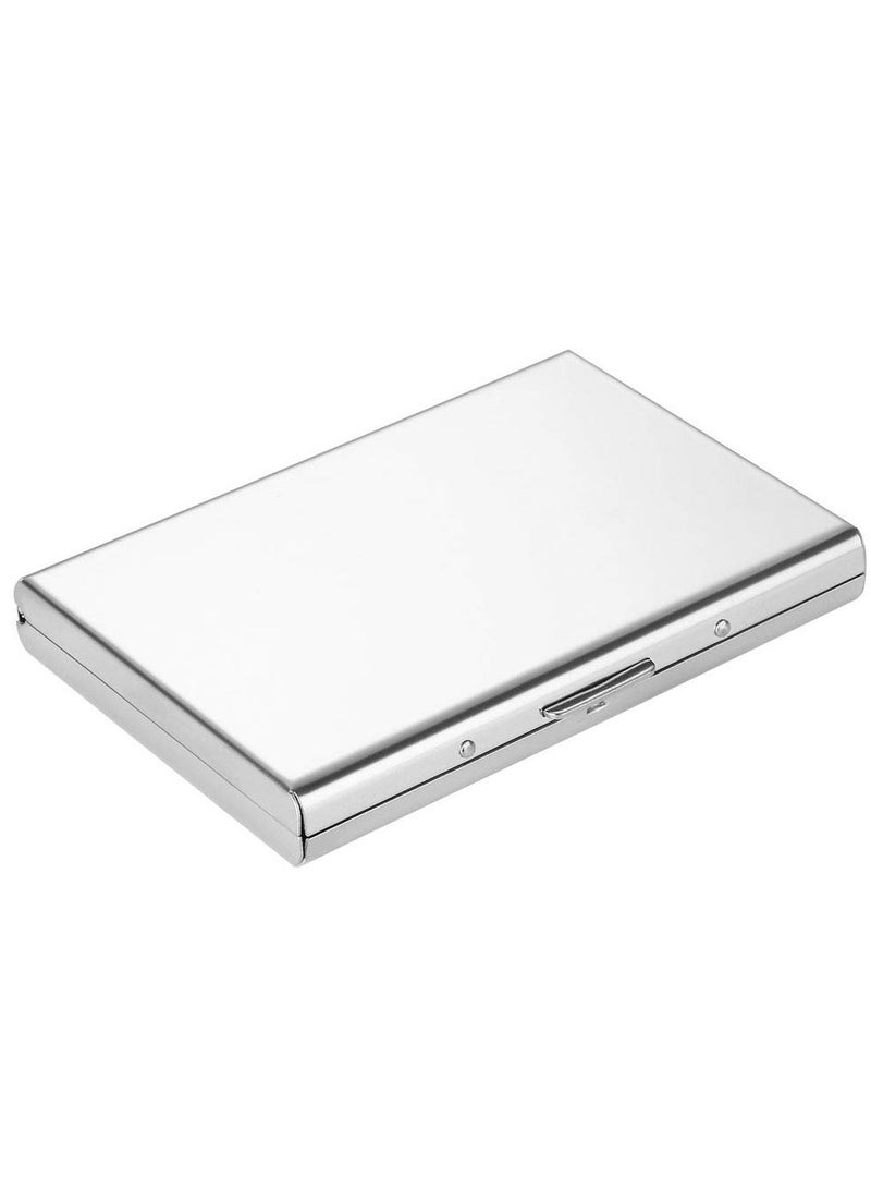BreeJooy Metal card holder , ultra thin stainless steel RFID blocking credit card wallet for men & women. - Image 1