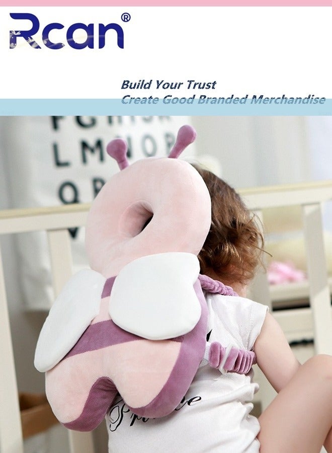 ركان واقي رأس للأطفال الصغار وسادة أمان للرأس قابلة للتعديل للأطفال الصغار وسادة أمان للرأس وحقيبة ظهر لحماية ظهر الطفل للزحف والمشي لعمر 4-24 شهرًا - Image 1