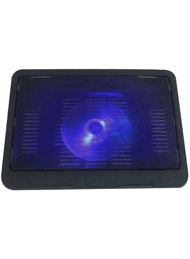 Laptop Cooling Pad, High-Speed Laptop Cooler with 1 Quiet Fan, Double Sides Built-In USB Port, Cable Organizer and Ani-Slip Grip for Laptops - Image 4