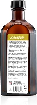 Nature Spell Jojoba Oil for Hair Skin 150ml Hair Oil for Dry Damaged Hair Targets Hair Loss Acne Treats Scarring Suitable all Hair Skin Types - Image 5
