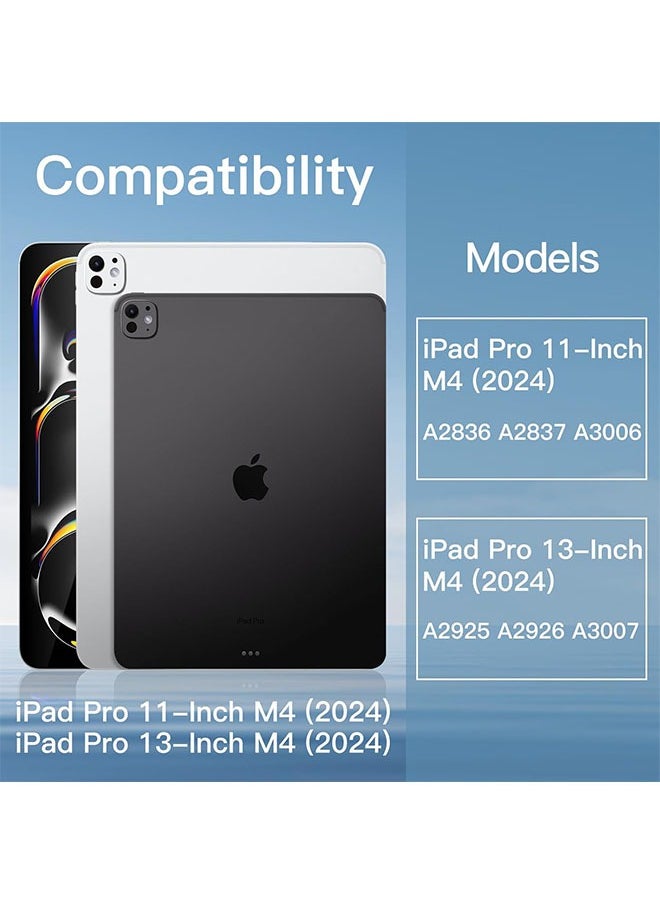زفيف واقي عدسة الكاميرا مكون من 3 قطع لجهاز iPad Pro 11 بوصة M4 (2024) وiPad Pro 13 بوصة M4 (2024)، زجاج مقسى شفاف عالي الدقة مضاد للخدش 9H، تغطية كاملة، سهل التركيب  - Image 2