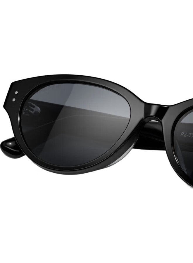 PARZIN (Parzin) Sunglasses Men Fan Chengcheng Same Style Modern Small Frame Cat Eye Fashion Sunscreen Driving Sunglasses Female 7798 - Image 2