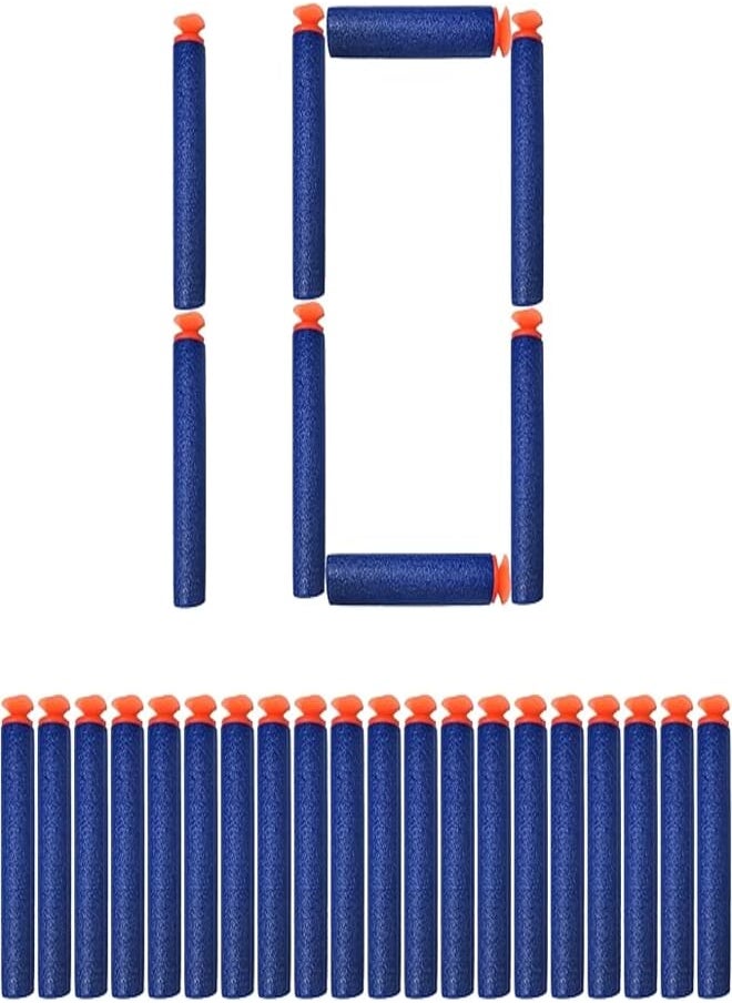 VGRASSP Soft Foam Suction Bullets Darts for Toy Guns -Sticky Safe Bullets Compatible with Nerf N-Strike Blaze Storm Guns - 10 Count - Color As Per Stock