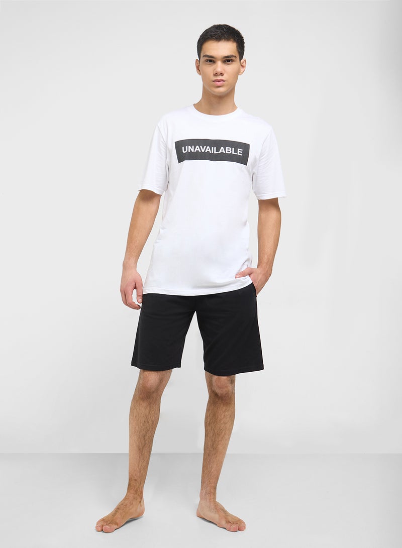 Seventy Five Nightwear T-Shirt & Shorts Sets - Image 1