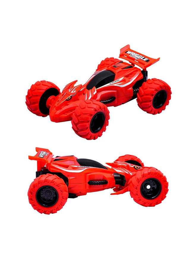 D-Power - Fiction Inertia Racecar - Red | 360° Rotating Stunts, No Batteries, Perfect Gift for Kids | 3+ - Image 1