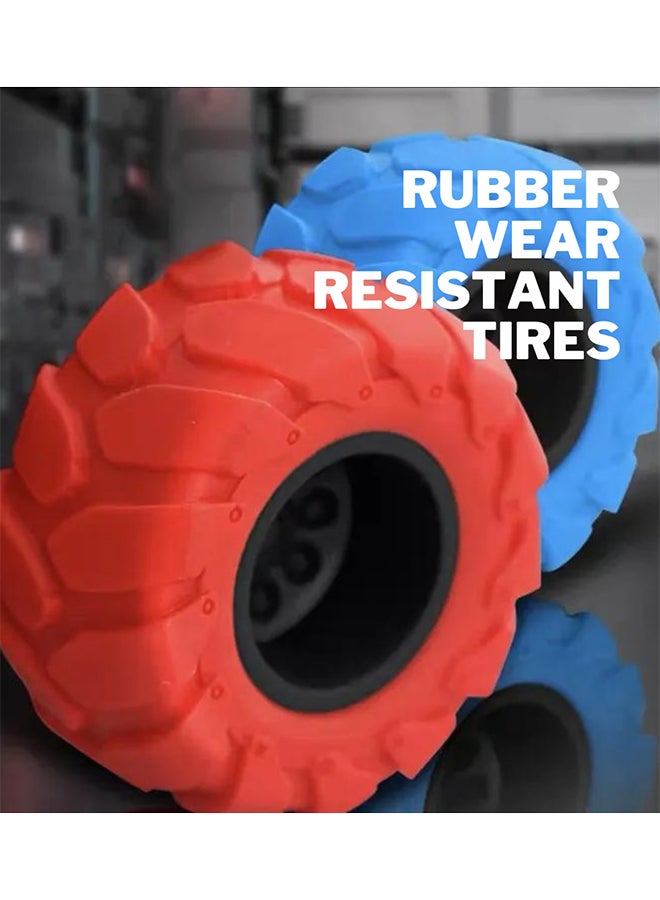 D-Power - Fiction Inertia Racecar - Red | 360° Rotating Stunts, No Batteries, Perfect Gift for Kids | 3+ - Image 4