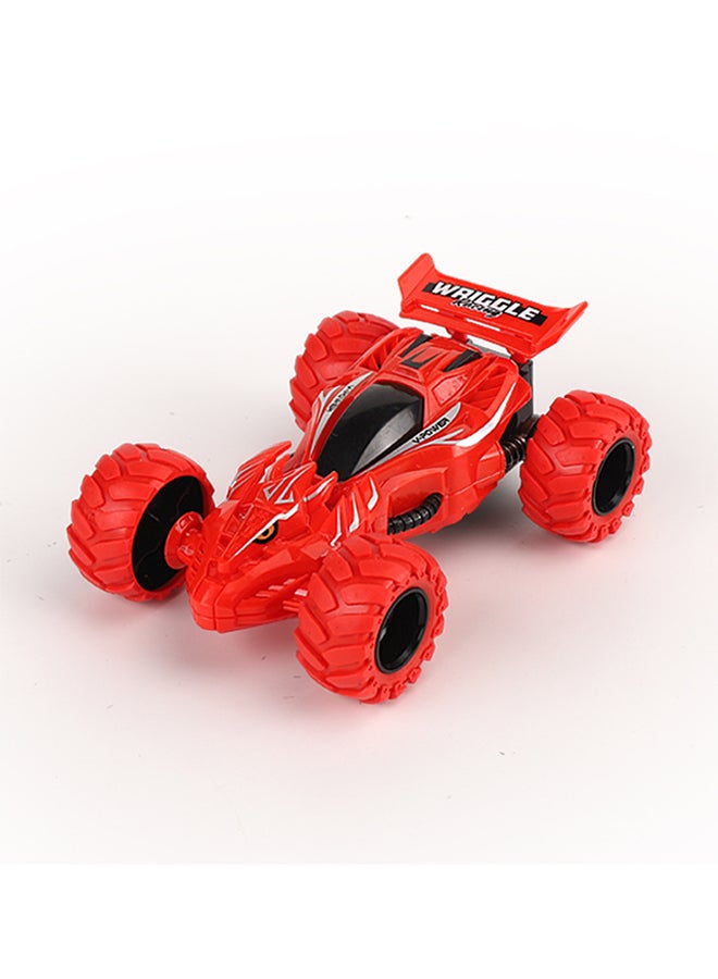 D-Power - Fiction Inertia Racecar - Red | 360° Rotating Stunts, No Batteries, Perfect Gift for Kids | 3+ - Image 2