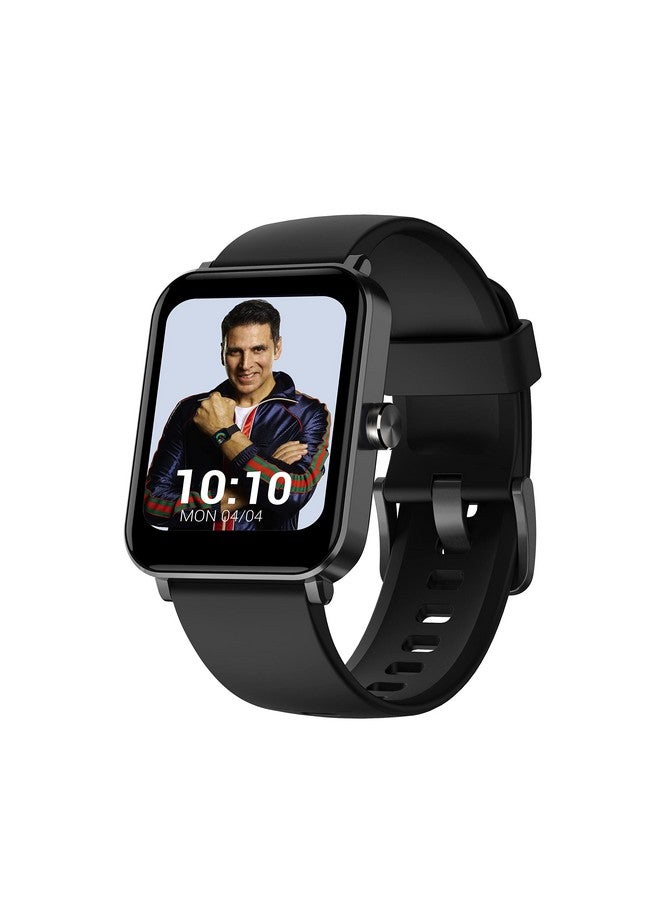 GOQii GOQii Smart Vital MAX SpO2 1.69'' HD Full Touch, Smart Notification, Waterproof, IP68, Smartwatch for Smart Phones, Blood Oxygen, Sports & Sleep Tracking with 3 Months Personal Coaching- Black - Image 1