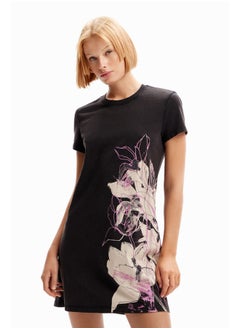 DESIGUAL Floral mini T-shirt dress  - Image 1