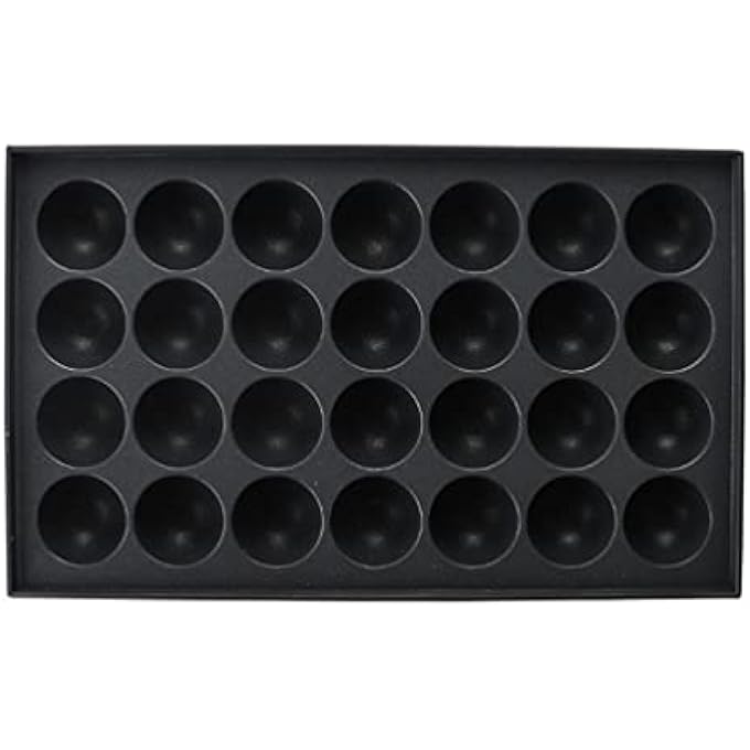Yardwe Grill Tools Barbecue Tools Nonstick Pan 28 Hole Grill Pan Aluminum Octopus Baking Tray For Baking Cooking Black Grilling Tools Nonstick Bakeware - Image 2