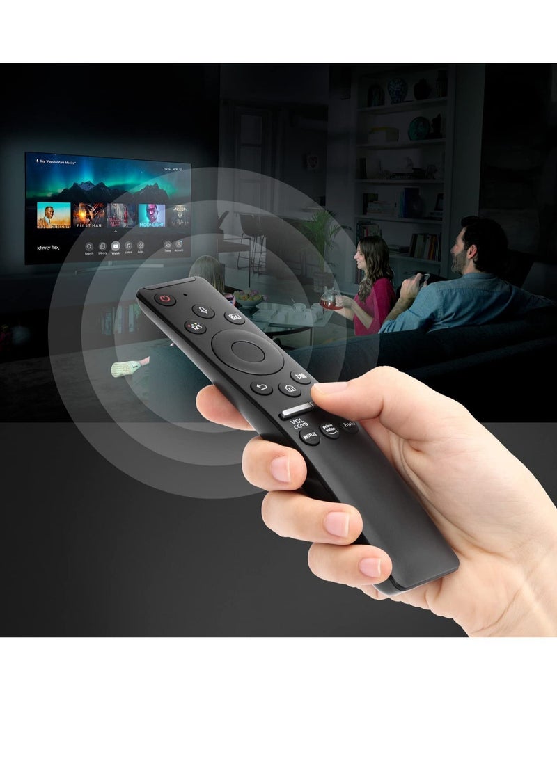 ELTRAZONE Universal Voice Remote Control for Samsung Smart TV LED QLED 4K 8K UHD Crystal Frame HDR Curved Smart TVs, with Shortcut Buttons for Netflix, Prime Video - Image 3