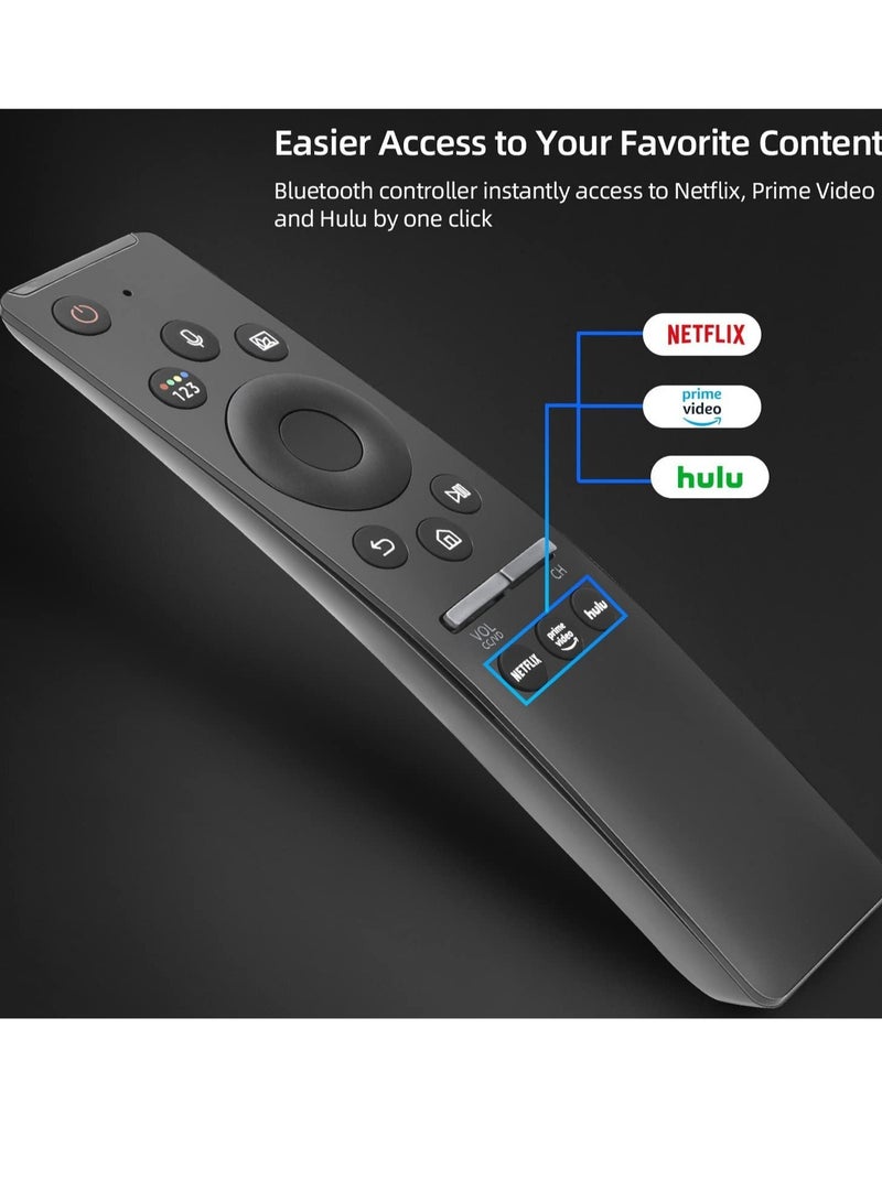 ELTRAZONE Universal Voice Remote Control for Samsung Smart TV LED QLED 4K 8K UHD Crystal Frame HDR Curved Smart TVs, with Shortcut Buttons for Netflix, Prime Video - Image 2
