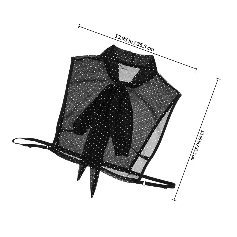 Women's Detachable Lace Collar Blouse Fake Collar Removable Half Shirt Collar Decorative Collar for Versatile Outfits - Image 2