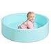 TRENDBOX Extra Large Soft Foam Ball Pit 512 x 118 NO Balls in Large Sponge Round Ball Pool Indoor Round Ball Pits Children Toddler Playpen  Light Blue - Image 4
