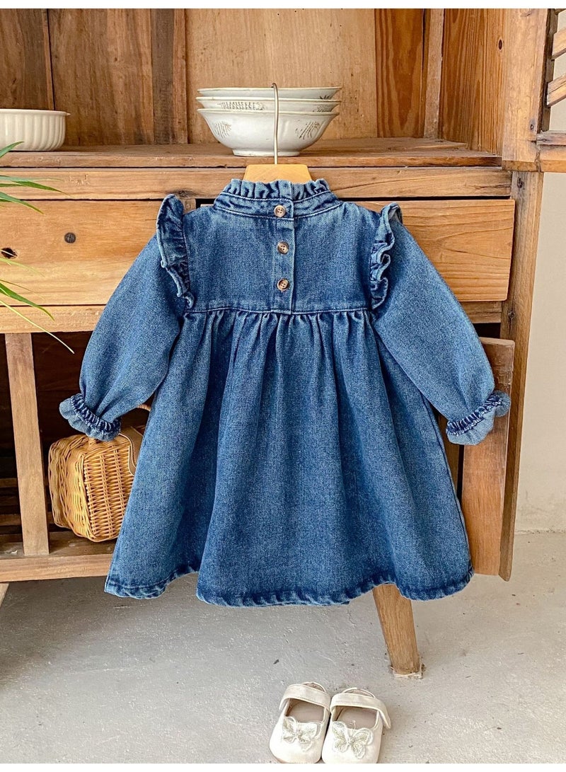 DOOKOO Baby Girls Casual Dresses Newborn Spring Breathable Clothing - Image 5