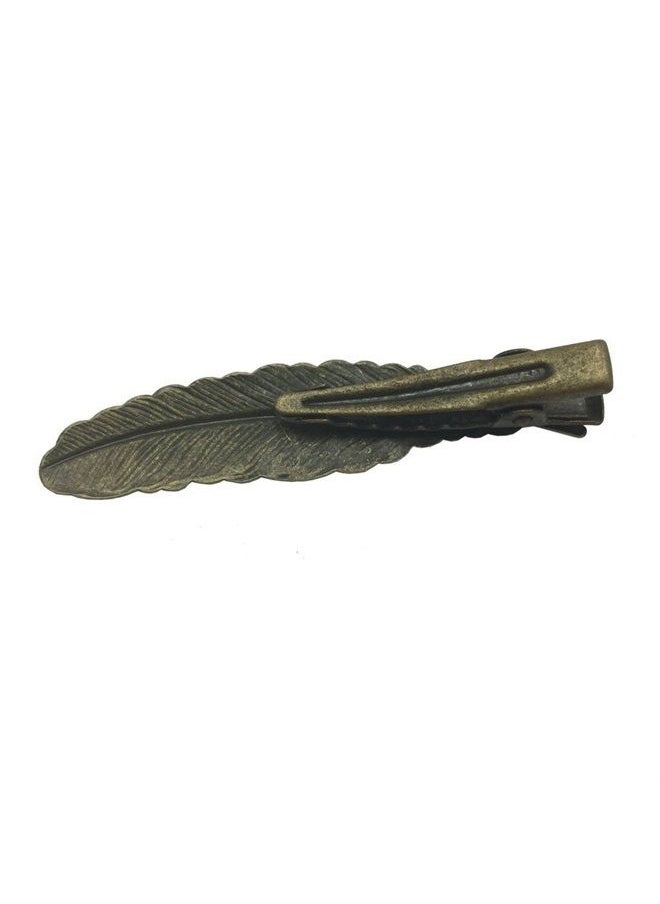 Lizzie Kay 6 Assorted Vintage Hair Clips Pins Butterfly Dragonfly Flower Feather Women Girls  - Image 3